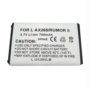  LG 700mAh Standard Battery for Rumor II UX265 Bantar UX840 