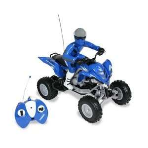  R/C Yamaha Raptor ATV   Blue 27 MHz Toys & Games
