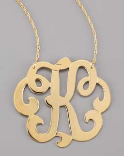 Gold Initial Necklace  