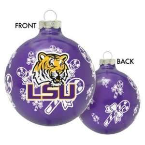  LSU Tigers NCAA Traditional Round Ornament Sports 