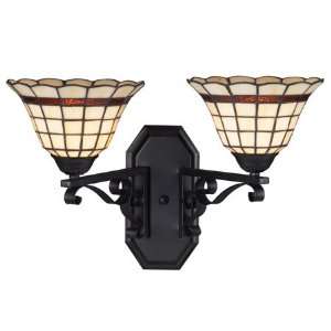  Z Lite Valley Forge 2 Light Wall Sconce Bronze