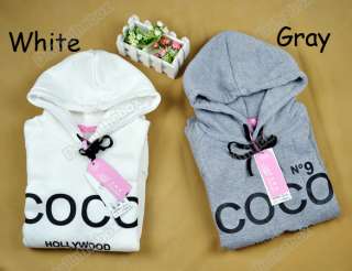 Korea Women Cute Hoodie Sweatshirt Tracksuits Outerwear  