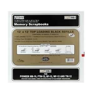  Pioneer Postbound Top Loading Page Protectors 5/Pkg 12X12 