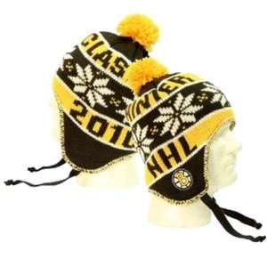  BOSTON BRUINS REEBOK NHL Winter Classic Tassel Pom Knit Hat 