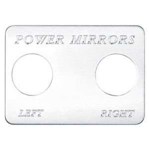  Freightliner Chrome Power Mirror L + R Switch Plate 