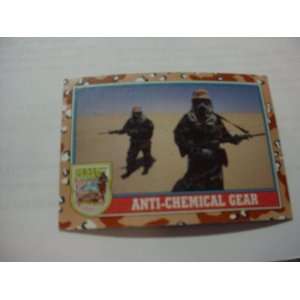 Desert Storm Collectable Cards   Anti Chemical Gear   2nd Series Card 