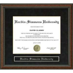  Hardin Simmons University (HSU) Diploma Frame Sports 