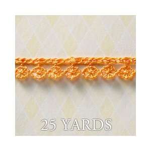     Designer Ribbon   Fringe Orange   25 Yards Arts, Crafts & Sewing