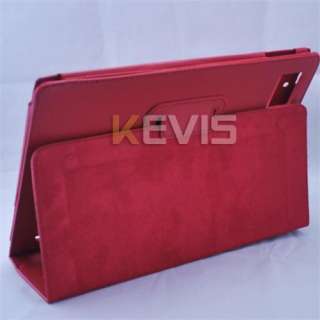   Magnetio Leather Cover Case Pouch For Acer Iconia Tab A500 Tablet Red