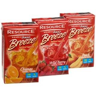  RESOURCE Breeze Nutritional Supplement  Orange 8 fl oz 