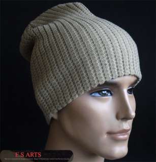 Soft Fashionable Cotton Beanie Skull Cap Knit Hat   Various Color 