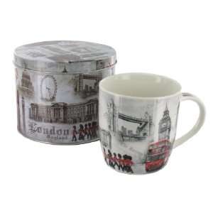 The Sights of London, England   Mug and Tin Gift Set (G535) Mug and 