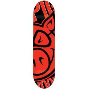  Pig Pp Blow Up Skateboard Deck (7.625, Red) Sports 