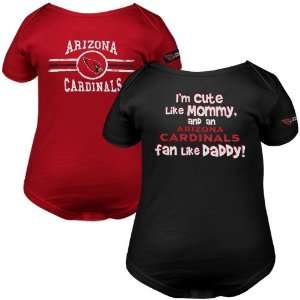 NFL Gerber Arizona Cardinals Infant Red Black Just Like Daddy 2 Pack 
