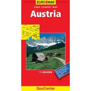  Austria Geocenter Euro Map (Geocenter Maps) (9783829764339 