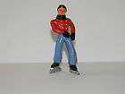 Barclay Lead Figure  Man Skating  Red/Blue   ****