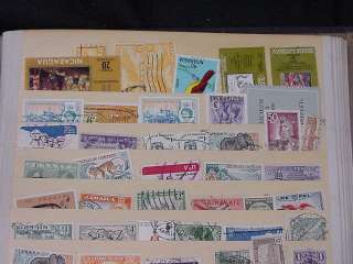 WORLDWIDE COLLECTION N STOCK BOOK NICE STAMP VARIETY EARLY MID 