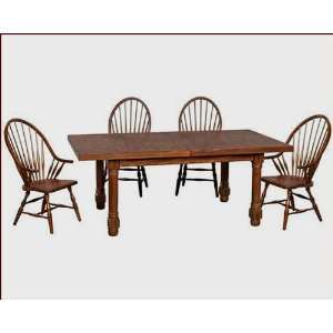   Only Dining Set Worthington in Dark Oak WO DW14296s Furniture & Decor