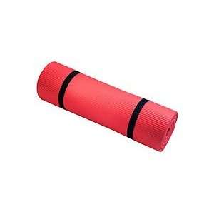  Ribbed Durafoam Yoga Fitness Red Mat