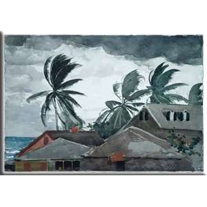  Hurricane, Bahamas 30x21 Streched Canvas Art by Homer 