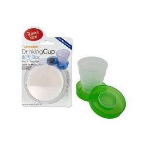  Collapsible Drinking Cup And Pill Box jpseenterprises 