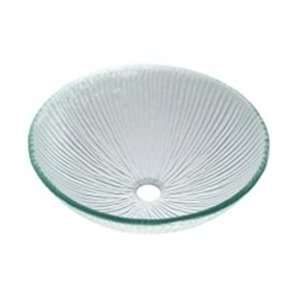   SGE05030 1 A Round Tempered Artistic Glass Vessel