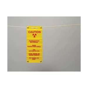 Caution Radiation Sign,14 X 8in,eng,surf   BRADY  