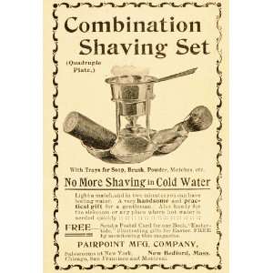   Shaving Set Brushes Soap UNUSUAL   Original Print Ad