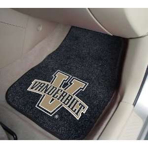  Vanderbilt Commodores universal fit Carpet 2 Pc Car Floor 