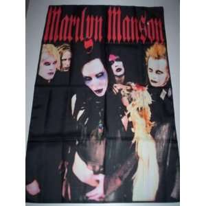   MARILYN MANSON Cloth POSTER Textile Flag HUGE 5x3 Ft NEW Home