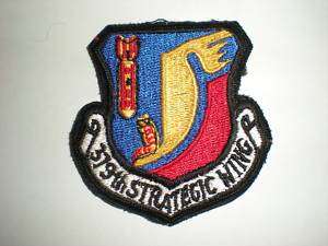 USAF 376TH BOMB WING ERROR PATCH  COLOR  