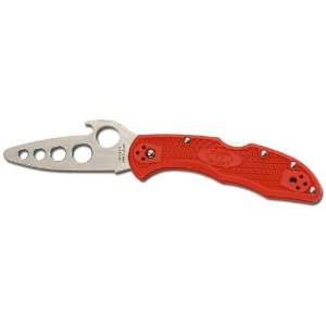Spyderco Delica 4th Generation Trainer Knife with Wave 2 7/8 