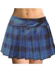 donald seneca plus size schoolgirl tartan plaid pleated mini skirt 