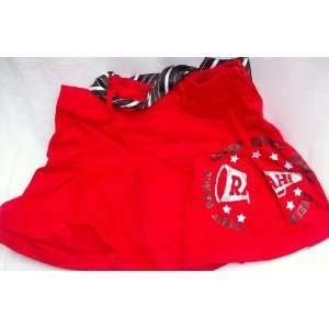Spirit Dance, Cheer Leader, Girl Size 14 16 Xl Red Skirt Costume 
