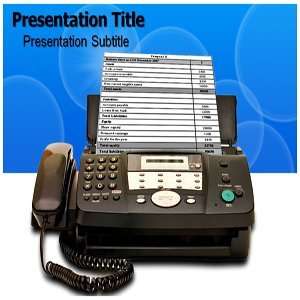 com Fax Powerpoint Templates   Fax Powerpoint (PPT) Backgrounds   Fax 