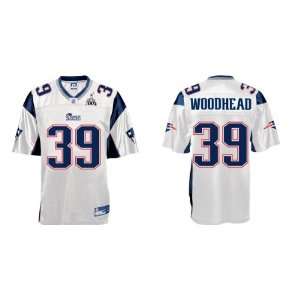 2012 Super Bowl Xlvi New England Patriots #39 Danny Woodhead White NFL 