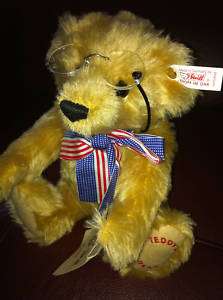 Beautiful mohair Steiff Bear~ Teddys Bear WITH BOOK  
