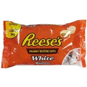 Reeses White Peanut Butter Cup Miniatures 12 oz  Grocery 