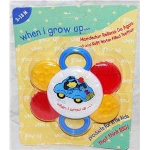  *When I grow Up* Water Filled Rattle Teether asstd Toys 