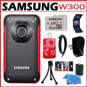 Samsung HMX W300 HD Pocket Camcorder with 3x Digital Zoom and 2.3 inch 