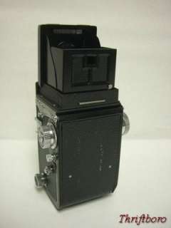 Yashica 635 120 & 35mm TLR Film Camera, Case, Manual & Adapter Kit 