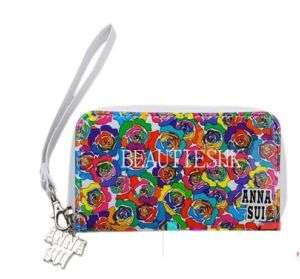 ANNA SUI mobile phone case cosmetic bag w/ handle  