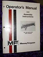 Massey Ferguson 360 Disc Harrow Operator Manual  