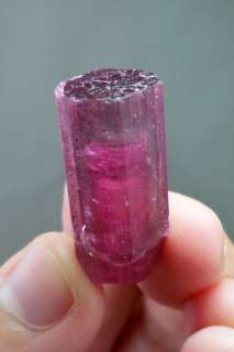 Rare Purple and Pink Bi Color Tourmaline Gem Crystal  