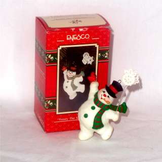 Enesco Ornament 1991 Frosty the Snowman   #576425  