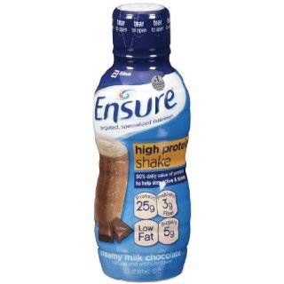  Ensure High Protein, Homemade Vanilla Shake, Nutritional 