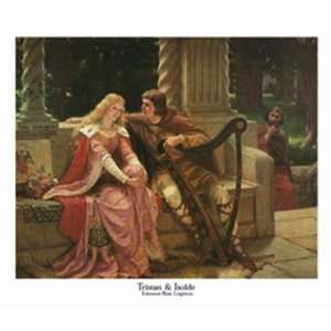  Tristan and Isolde by Frederic Leighton 31x28