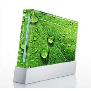  Green Leaf Skin for Nintendo Wii Console Video Games