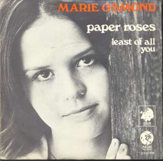Marie Osmond   Paper Roses Dutch 1973 PS 7  