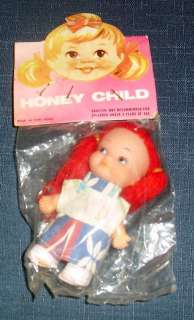 1960S/70S VINTAGE *HONEY CHILD* BABY DOLL SEALED IN PACKAGE HONG KONG 